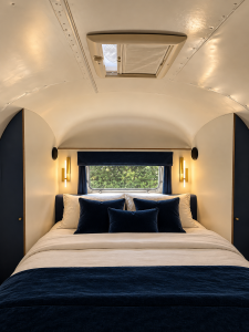beth the blue airstream bedroom interior